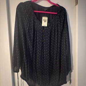 Navy blue Blouse